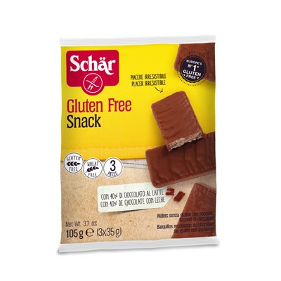 Dr. Schar Snack Choco, 105g sin gluten