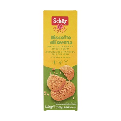 Dr. Schar Galletas Avena s/g, 130g.