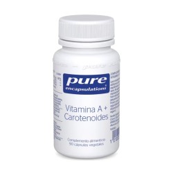 Pure Vitamina A+ Carotenoides, 90 Cápsulas Vegetales