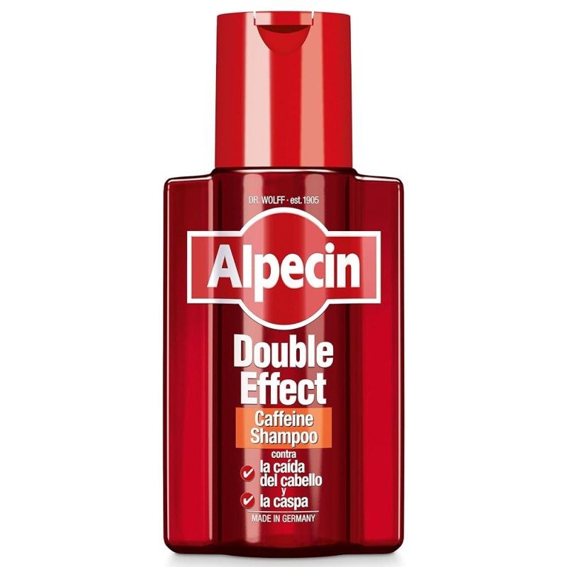 Alpecin Caffeine Champu Doble Efecto, 200 ml