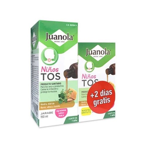 Juanola niños TOS, 150 ml + 2 días gratis