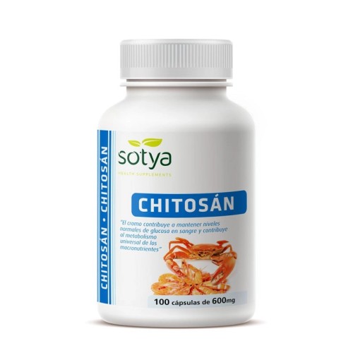 Sotya Chitosan, 100 cápsulas. Control del peso.