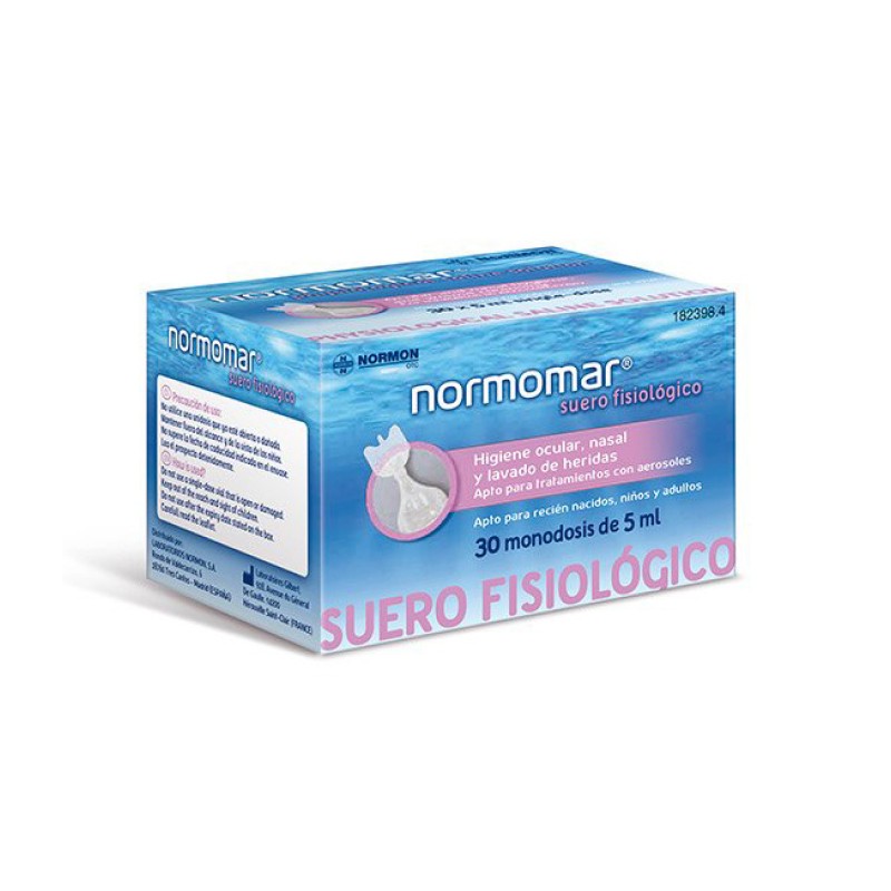 Normomar suero fisiologico, 30 unidosis de 5 ml