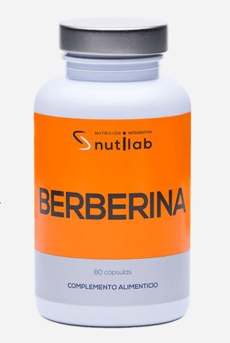 Nutilab Berberina 500 mg, 60 cápsulas. Salud cardiovascular. 