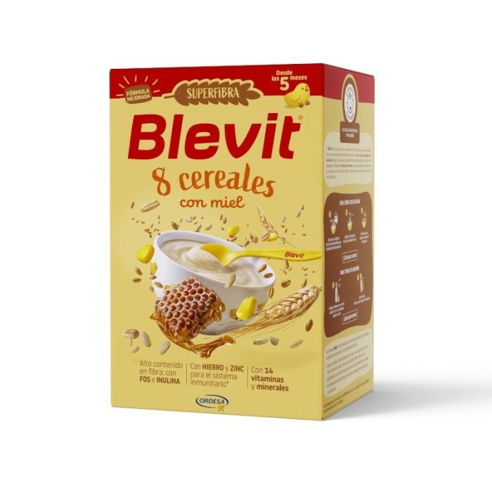 BLEVIT SF8 CEREALES MIEL 1000G