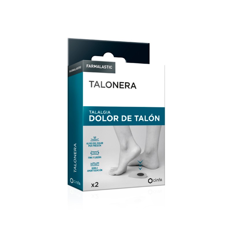 Farmalastic Talonera Talla M (38-40), 2 unidades