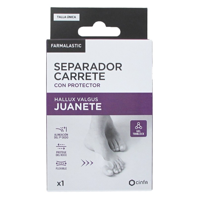 Farmalastic Separador Carrete JuaneteTalla Unidad, 1 unidad