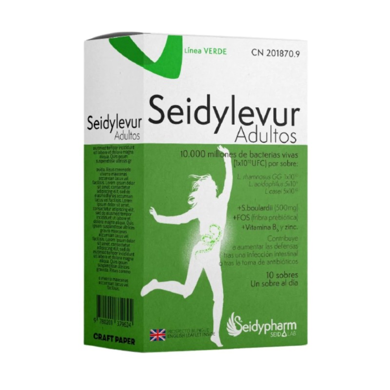 Seidylevur 10 sticks bucodispersables 3,7g