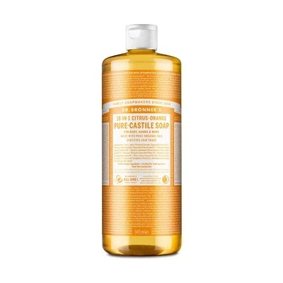 Dr. Bronner Jabón Líquido Cítricos, 945 ml