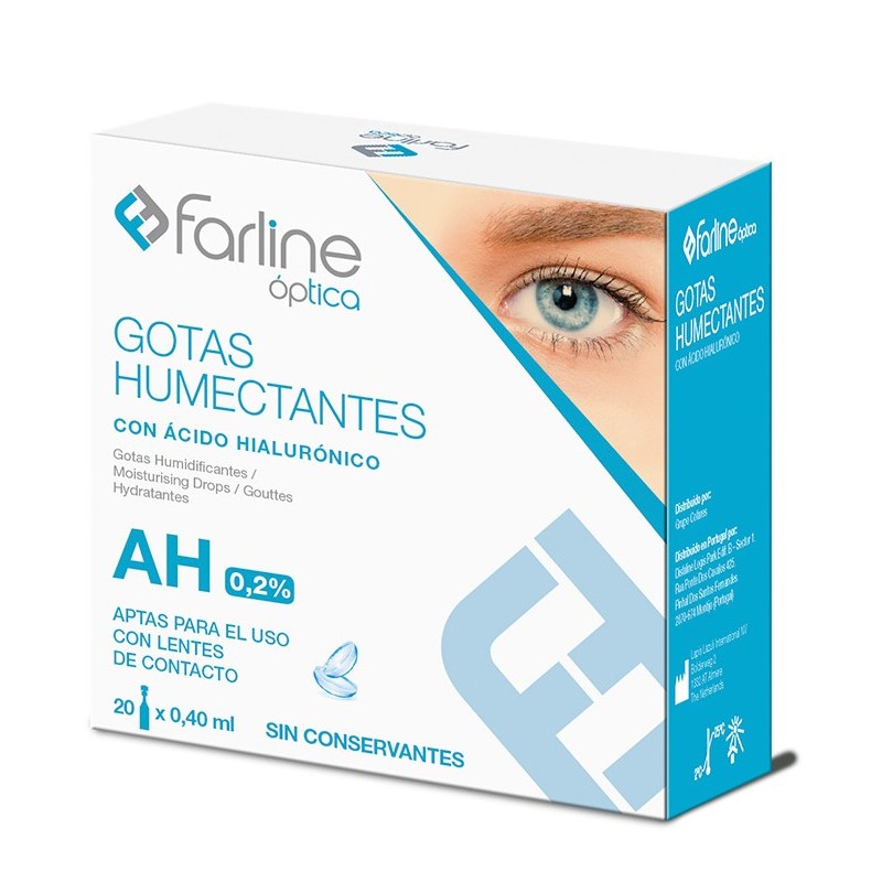 Farline Gotas Humectantes 0,2 AH , 20 X 0,40 ml