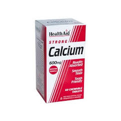 Health Aid Calcio 600 mg, 60 Comprimidos