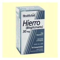 Health Aid Hierro + Vitamina C, 30 mg, 90 Comprimidos