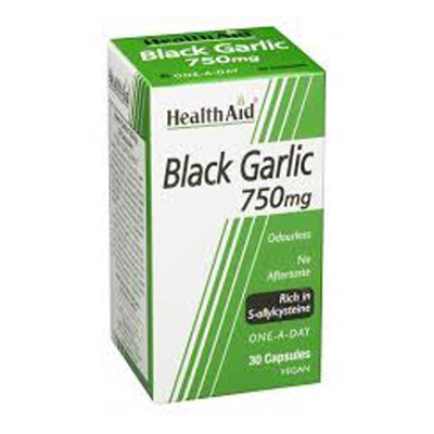 Health Aid Ajo Negro, 30 cápsulas de 750 mg.