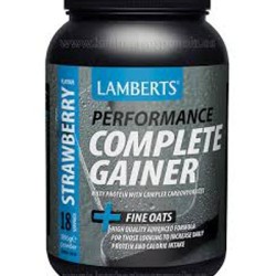 Lamberts Complete Gainer, Sabor Fresa, 1,8 kg