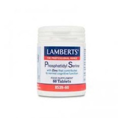 Lamberts Fosfatidil Serina 100 mg, 60 Comprimidos de Zinc