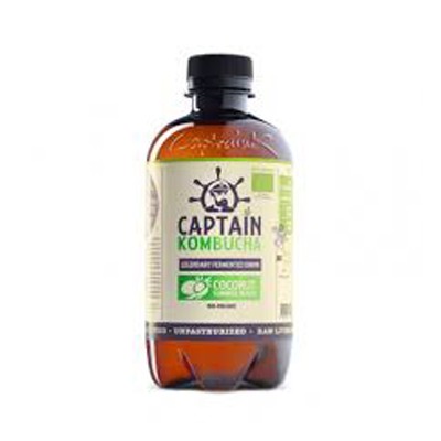 Captain Kombucha Coco Verano Orgánico, 400 ml