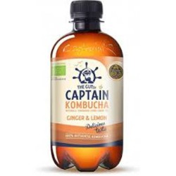 Captain Kombucha - Kombucha de Jengibre y Limón, 1 Litro