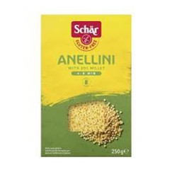 Schar Pasta Anellini, 250 gramos