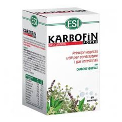 Esi Karbofin Forte, 60 Cápsulas de 350 mg