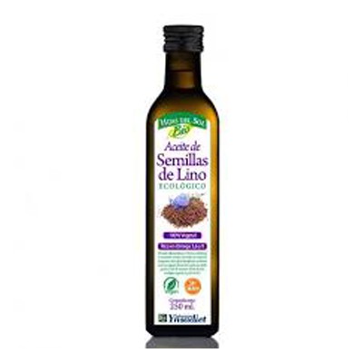 Hijas del Sol Aceite de Semillas de Lino Ecológico, 250 ml