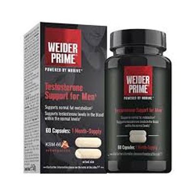 Weider Prime Testosterona Hombre, 60 cápsulas.