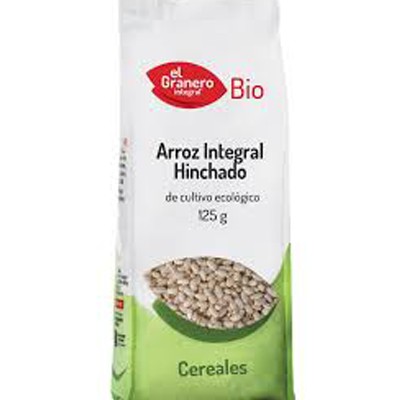 El Granero Arroz Integral Hinchado Bio, 125 gr.