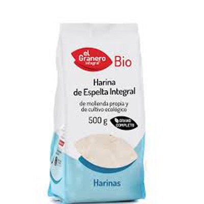 El Granero Harina Espelta Integral Bio, 500 gr.