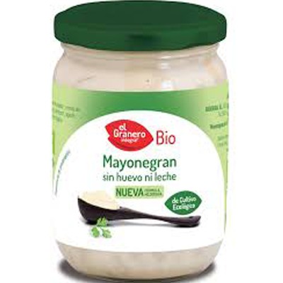 El Granero Mayonegran Mayonesa Sin Huevo Bio, 247 gr.