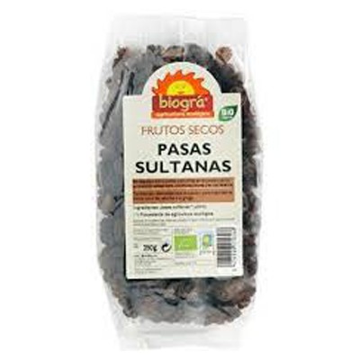 Biográ Pasas Sultanas Sin Hueso Bio, 250 g