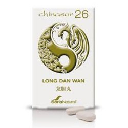 Soria Natural Chinasor 26 Long Dan Wan, 60 cápsulas