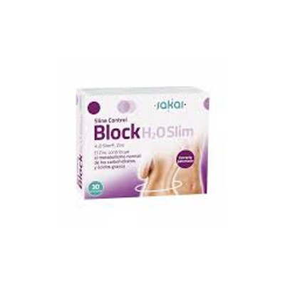 Sakai Sline Control Block H2O Slim, 30 Comprimidos