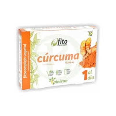 Pinisan Fitopremium Curcuma, 30 Cápsulas.