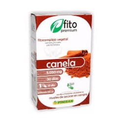 Pinisan Fito Premium Canela, 30 cápsulas.