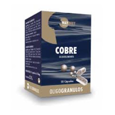 Waydiet Cobre Oligogranulos, 50 cápsulas