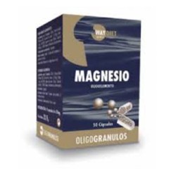 Waydiet Magnesio Oligogranulos, 50 cápsulas