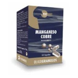 Waydiet Manganeso Cobre Oligogranulos, 50 Cápsulas