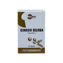 Waydiet Ginkgo Biloba, 45 cápsulas_phytogranulos.