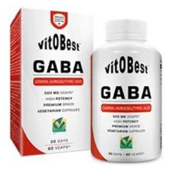 Vitobest Gaba 500 mg, 60 cápsulas