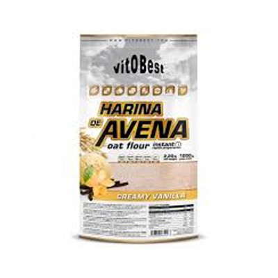 Vitobest Harina de Avena Sabor Vainilla, 1 kg