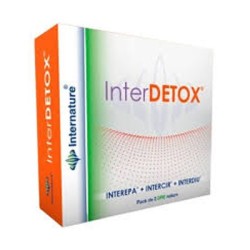 Interdetox Internature, Pack completo para desintoxicación, incluye Interepa, Intercir e Interdiu, cápsulas.
