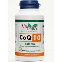 Vbyotics Coenzima Q10, 100 cápsulas de 120 mg.
