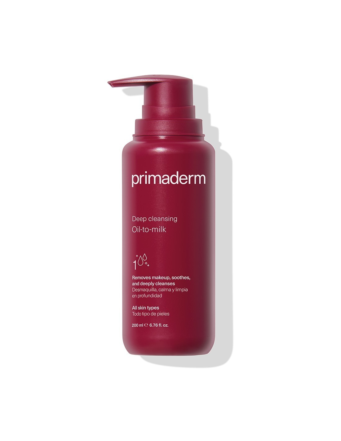 Primaderm Deep Cleasing oil-to-milk, 200 ml + Balance Cleasing gel REGALO