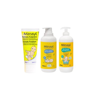 Pack Mitosyl Welcome Gel 490ml + Locion 400ml + Pomada 65g