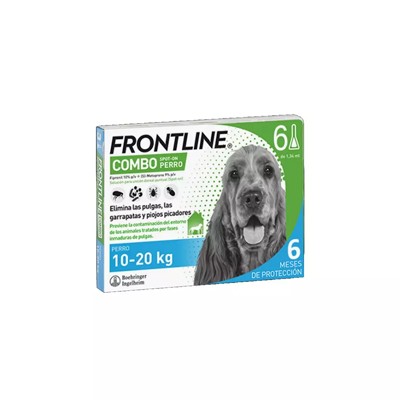 Frontline combo perro 10 - 20 kg 6 pipetas