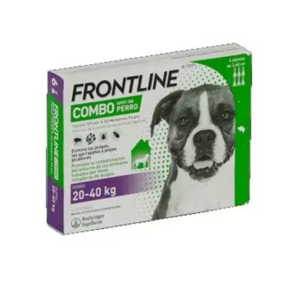 Frontline combo perro 20 - 40 kg 6 pipetas