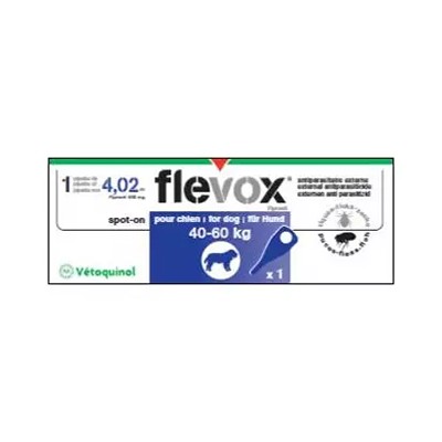 Flevox xl perro 40 - 60 kg 1 pipeta