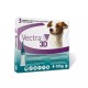 Vectra 3d perro 4-10 kg - 3 pipetas verde