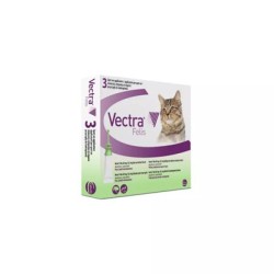 Vectra felis gatos 0.6-10 kg - 3 pipetas