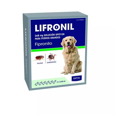 Lifronil pipeta perros 20-40 kg (blister 6 x 268 mg)