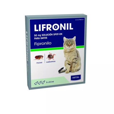 Lifronil pipeta gato (blister 3 x 50 mg)